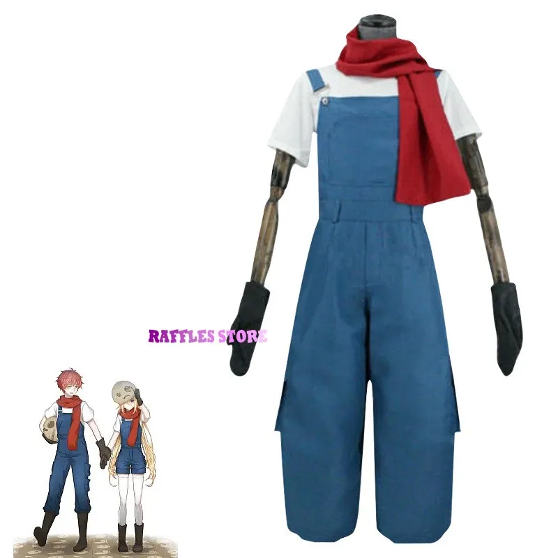 

Angels of Death Edward Mason Cosplay Costume Cute Eddie Role Play Outfit Halloween Costumes Bandeau Pants Party Overalls Suit