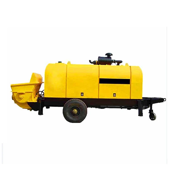 Mini Small Trailer Concrete Pump Truck Concrete Mixer Pump for Building Construction Machinery