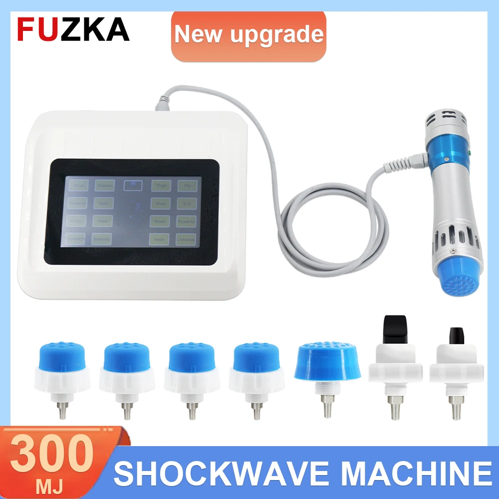 

300MJ Shockwave Therapy Machine For ED Treatment And Sport Injury Pain Relief Body Massage Health Care Chiropractic Tool