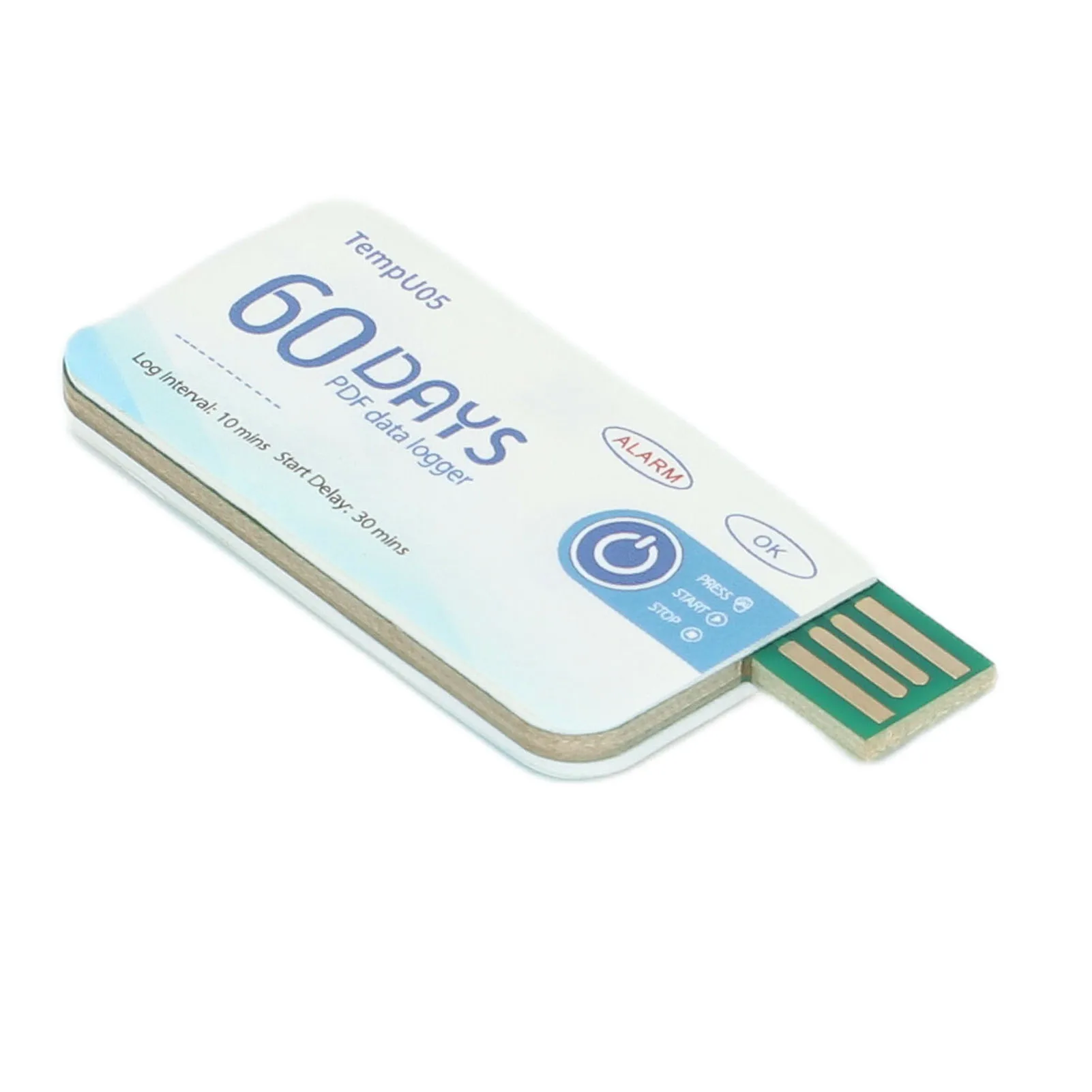 Picture 3: TempU05 Single Use Temperature Data Logger Disposable USB Temperature Recorder PDF Report