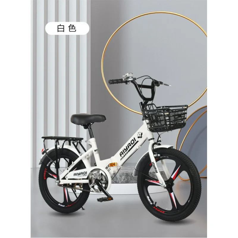 

Teenagers Folding Bicycle Student Bike18/22Geared Bicycle-Inch Folding Bicycle Portable Adult Folding Speed Bicycle