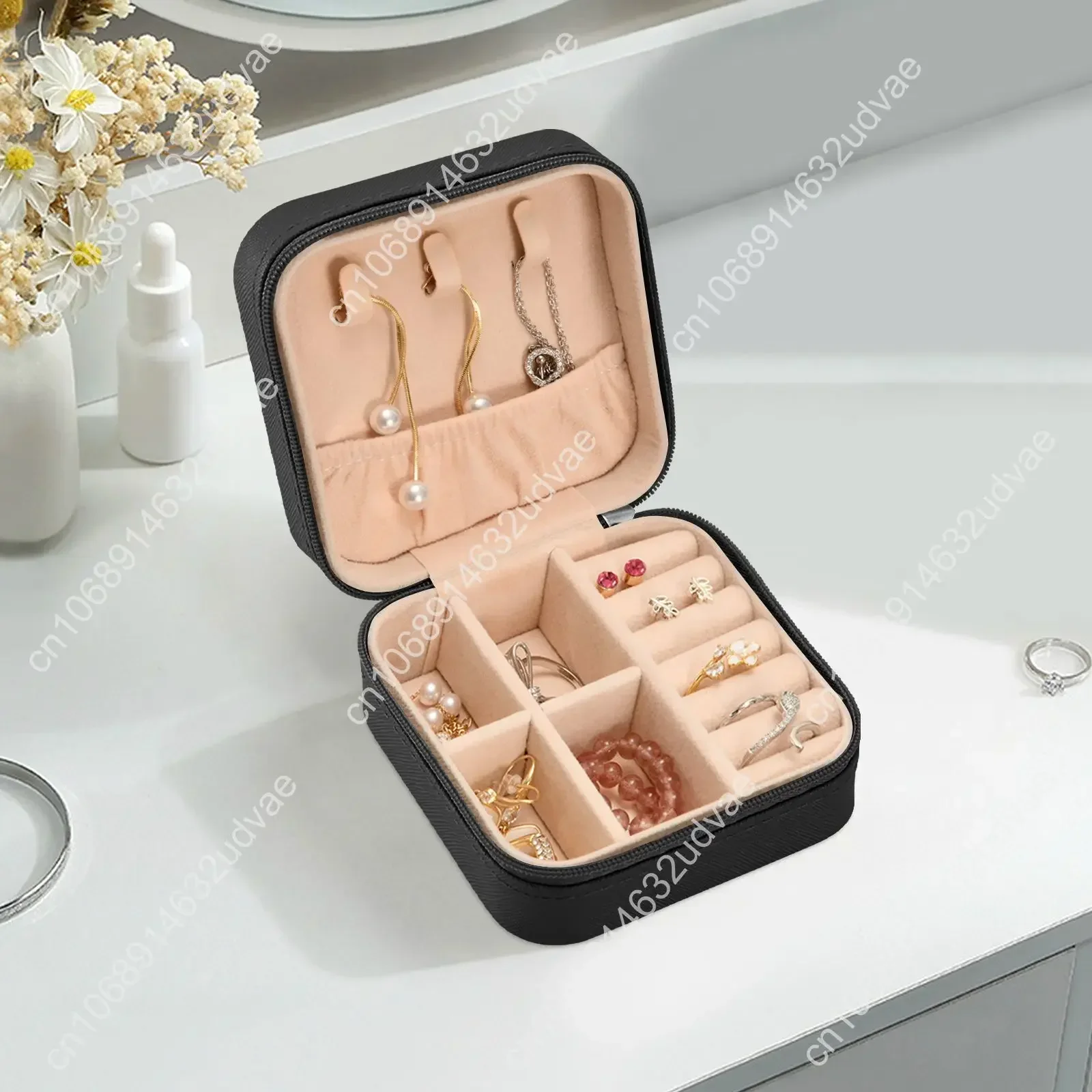 2022 Jewelry Case Boxes Jewelry Organizer Display Travel Girls Customize Storage Jewelry Box High Quality Earring Holder Gift