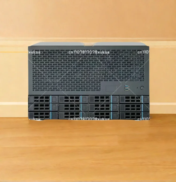 12 Bay Hot Swap NAS Rackmount Chassis - Supports ATX Motherboard, 8 PCIe Slots, HDD/SSD Storage