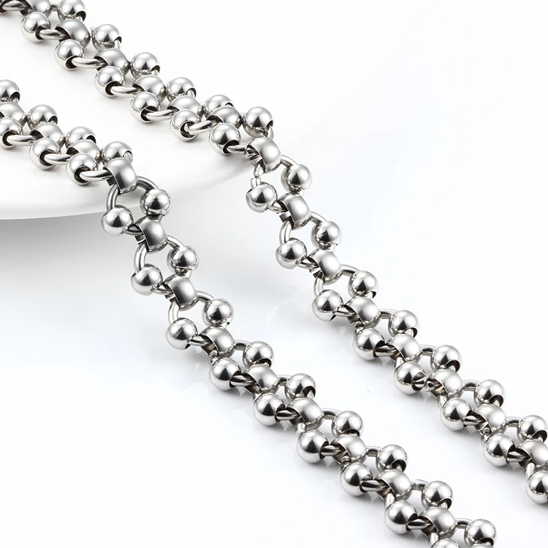 Stainless Steel 14mm Chinese Knot Chains Charms DIY Accessories Supplies Making Special Necklace Bracelet Fashion Style Findings