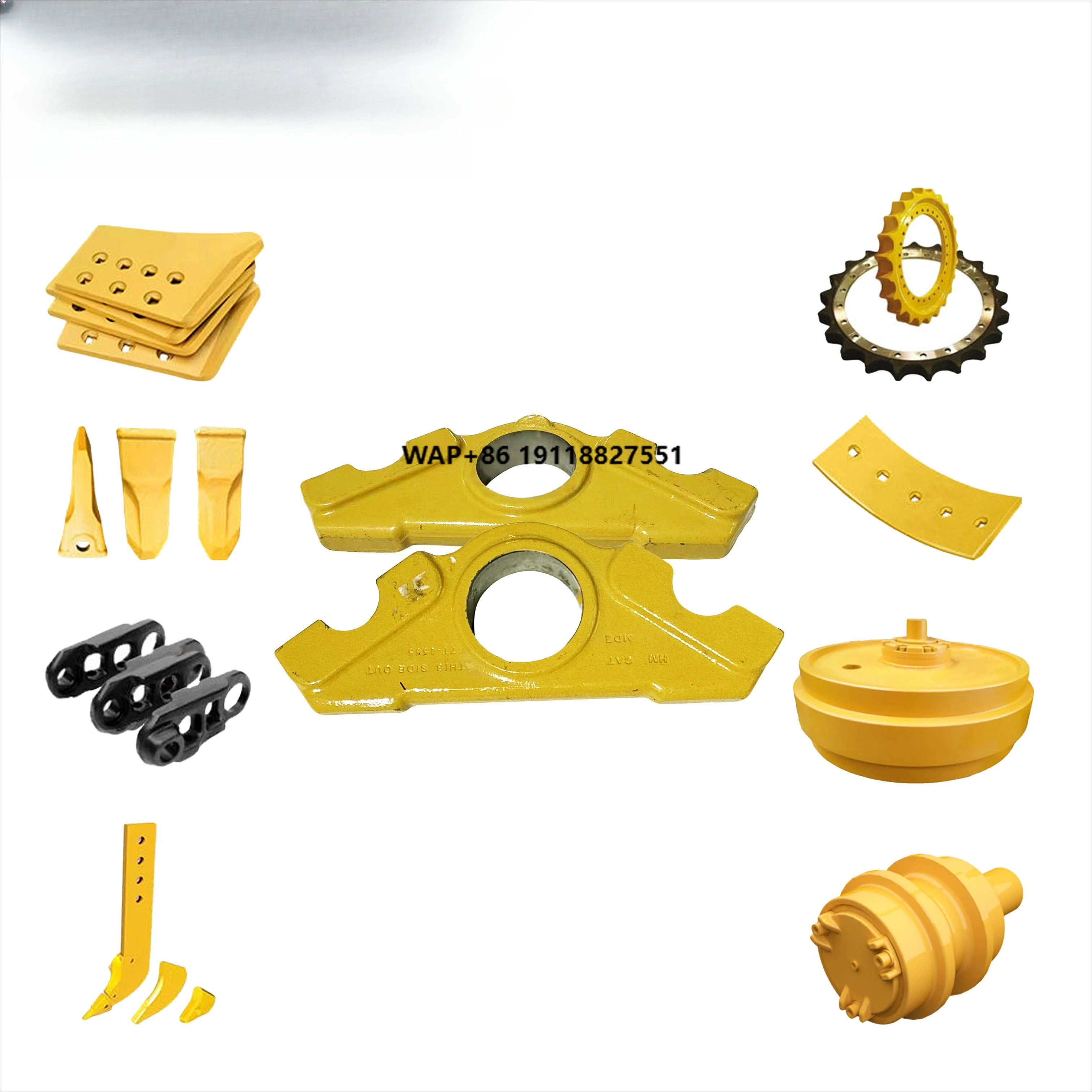Undercarriage Parts Bogie Track Roller Carrier Roller 157-3106R 198-30-66141 Suitable for Caterpillar Komatsu Bulldozers