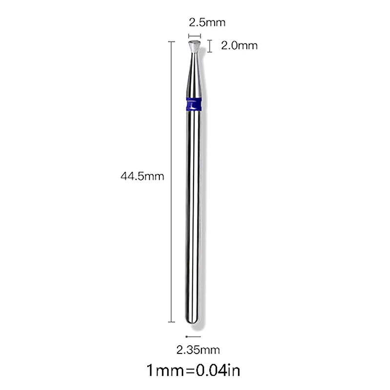 Diamond Nail Drill Bits, 3/32 Inch Cuticle Bit for Nail Drill,Drill Nails Manicure Pedicure Remover Tools for Acrylic Gel Nails