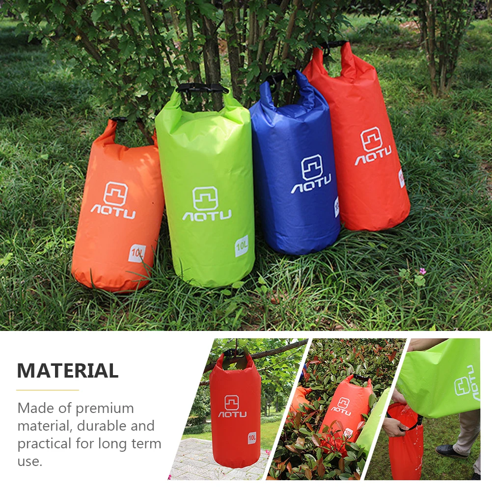 

Waterproof Storage Bag 0.25MM Thick 190T Polyester for Outdoor Rafting Kayaking Sailing Beach Trip Foldable Dry Pouch Portable