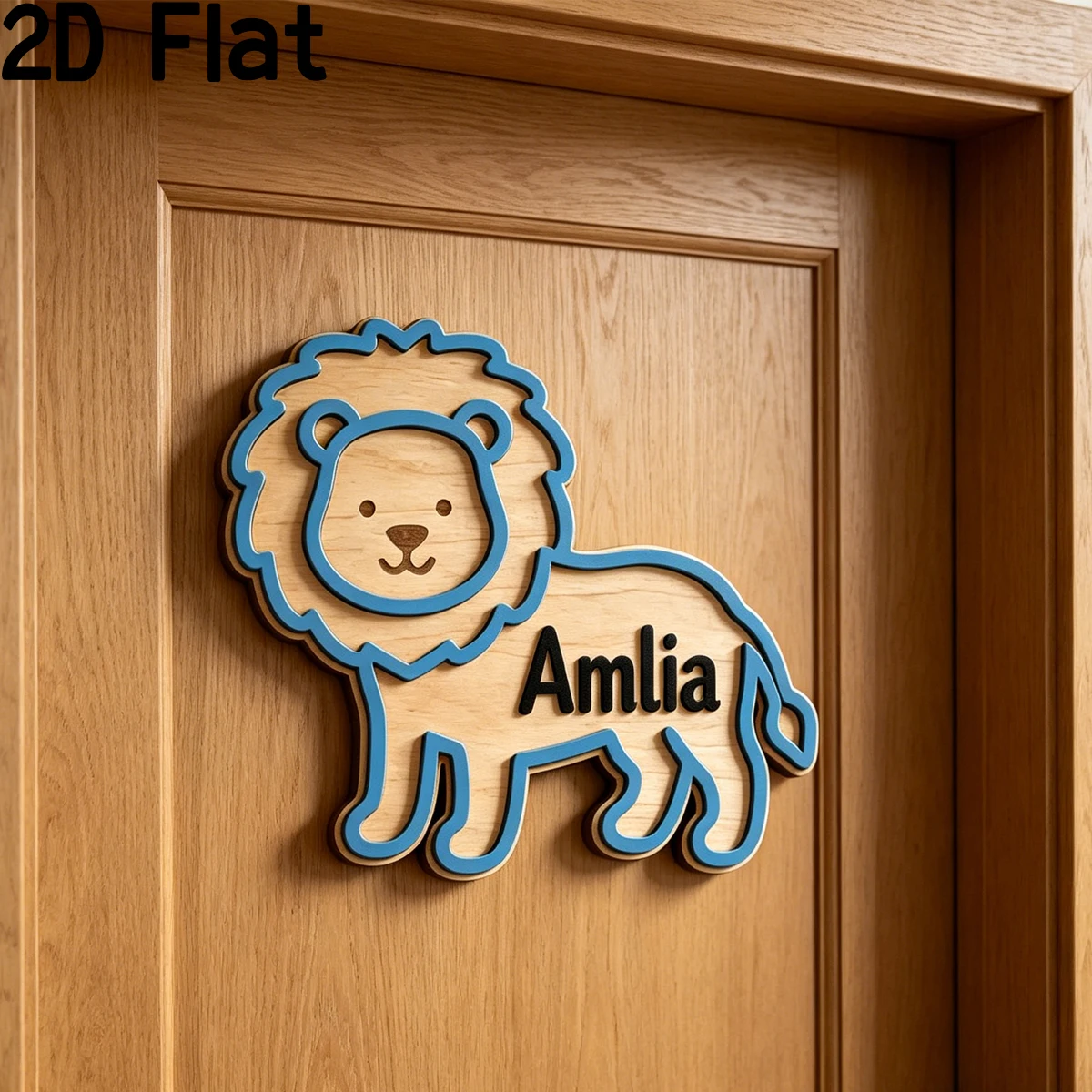 Plaque nominative en bois pers - Home Decor Diy avis et prix