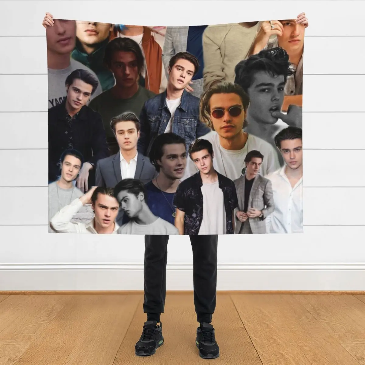 

Copy of Marcus Baker from Ginny and Georgia Throw Blanket Beautifuls Custom Travel Quilt Blankets