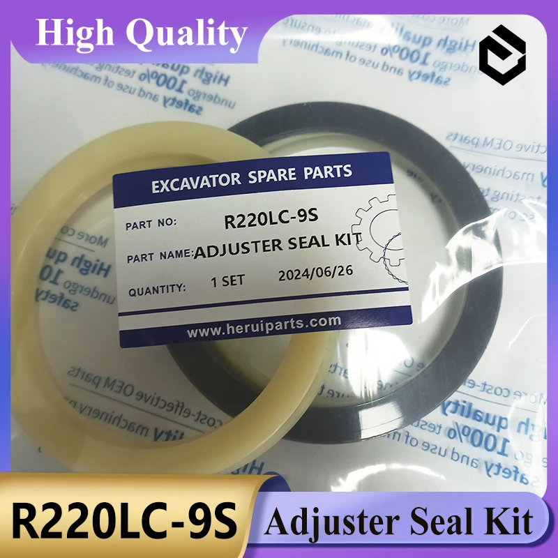 R220LC-9S R210-7 R210-9 R210LC-7 R220-7 R220-9S R250-7 R250-9 Adjuster Seal Kit Excavator Seal Kit for Hyundai R220LC-9S