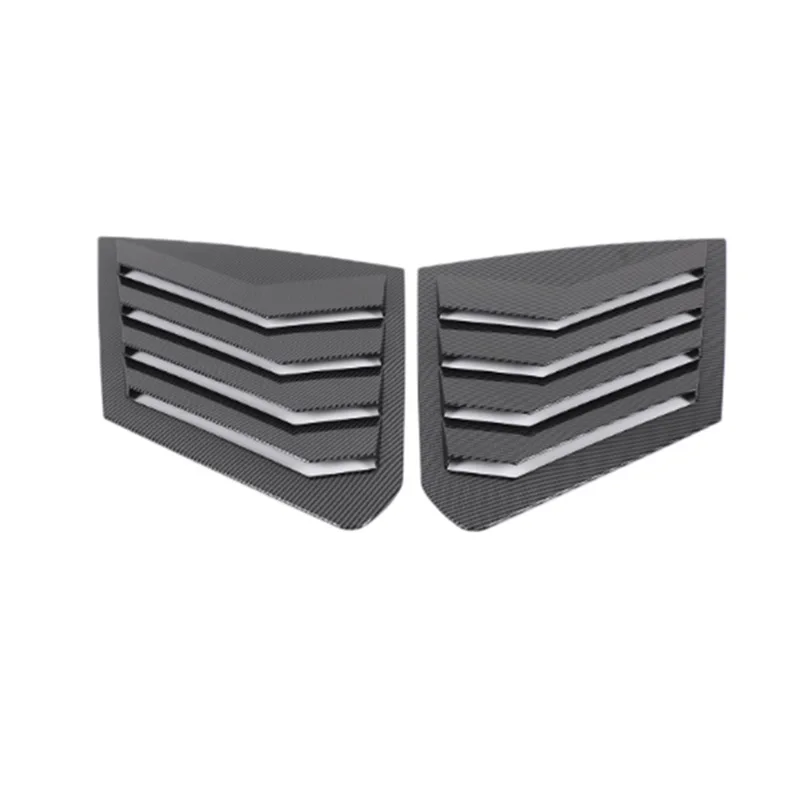 

DUTRIEUX For BMW X3 G45 2025-2026 ABS carbon fiber Car Rear Window Louver Triangular Glass Shutter Cover Trim Car Accessories