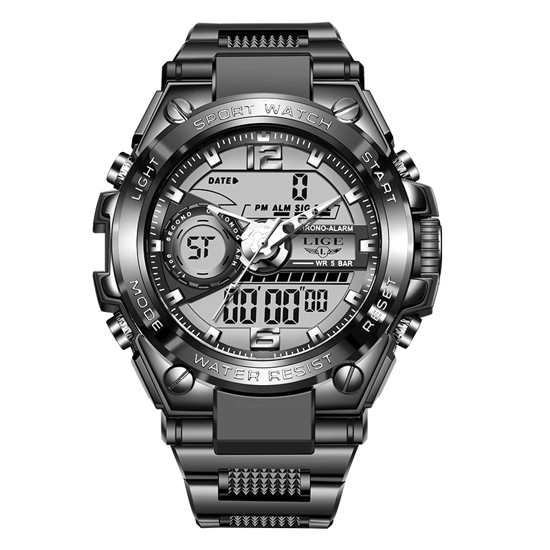 Männer militär uhr digital 50m wasserdicht armbanduhr led quarz uhr sport uhr männlich große uhren herren re logios maskulino