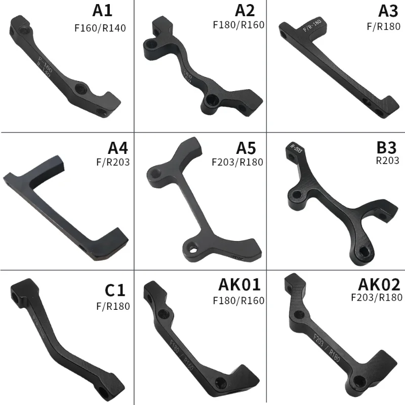 MTB Bike Disc Brake Converter Ultralight Bracket IS PM AB To PM A Disc Brake Mount Adapter For 160/180/203MM Rotor