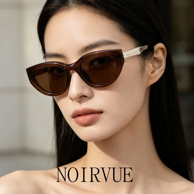 

NOIRVUE Foldable Polarized Sunglasses for Adults TR90 Wide Metal Temples UV400 with Case Travel