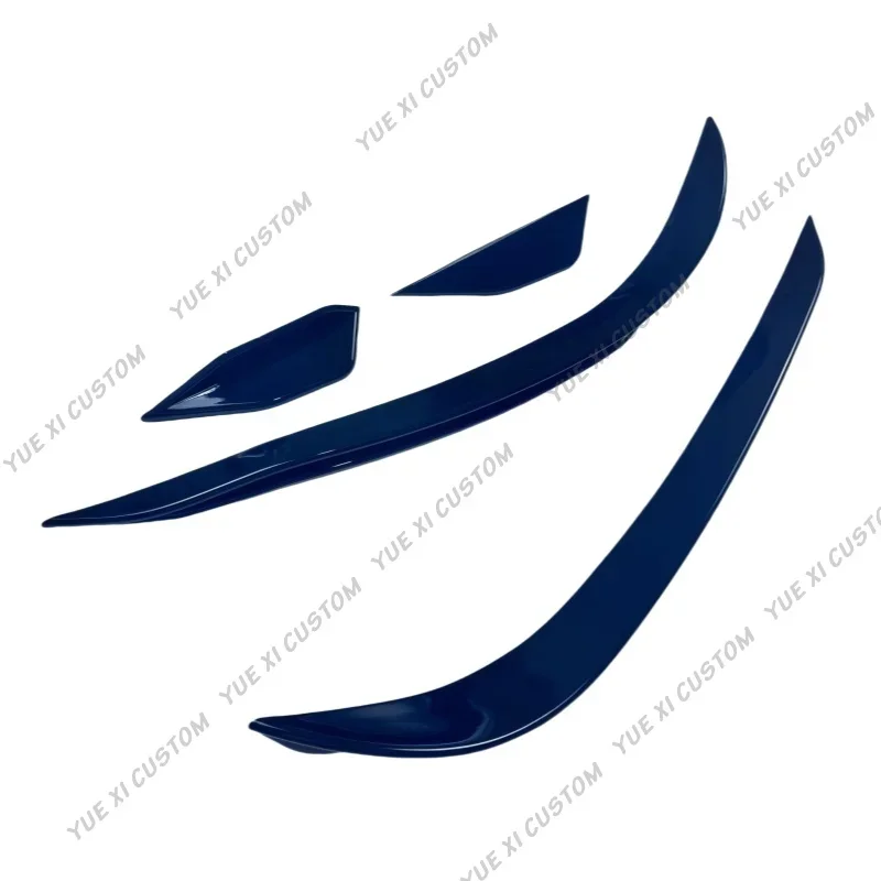 ل VW Golf 6R R20 Golf Mk6 R 2008-2013 الجبهة الضباب مصباح مصبغة الكسوة المفسد سيارة الجبهة الوفير الجانب Canard الفاصل بوديكيت ضبط