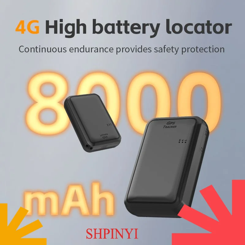 4G LTE Real-Time GPS Tracker Waterproof Strong Magnetic Device for Vehicle Assets Alert Instant PC Supports GSM GPRS Beidou