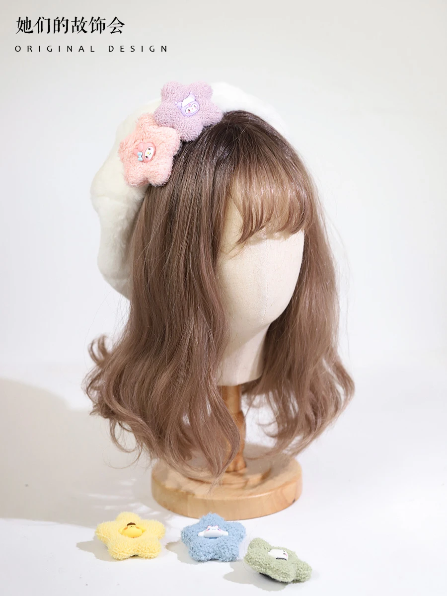 

Women Wool Berets French Artist Style Warm Winter Beanie Hat Elegant Lady All Matched Autumn Caps