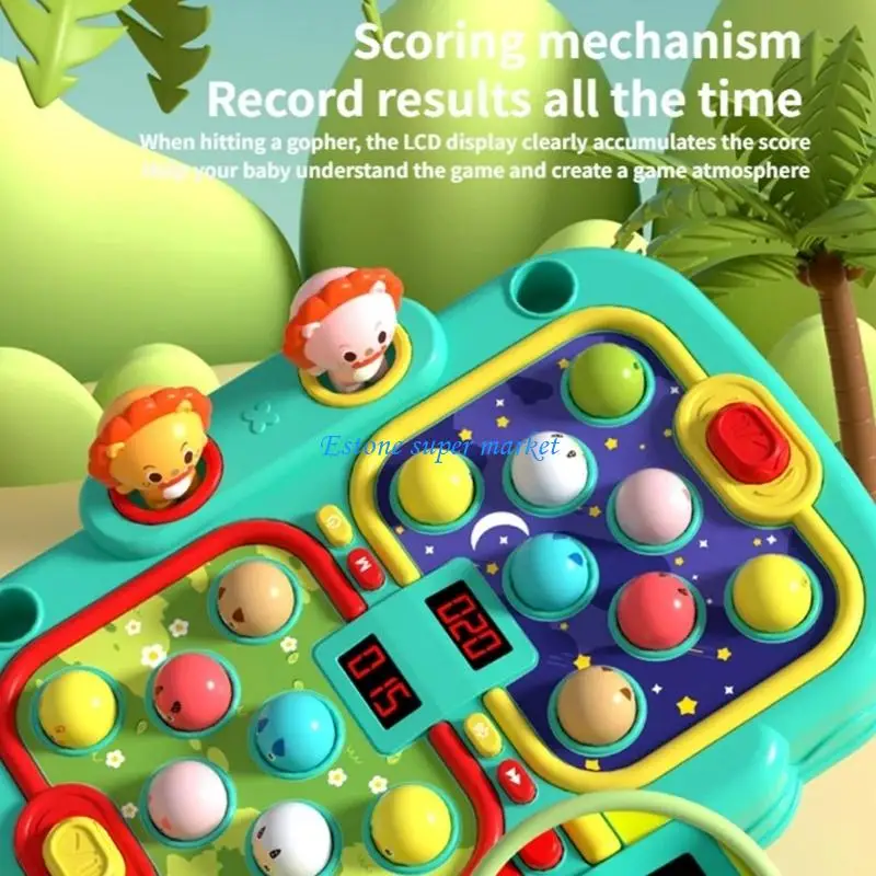 090B educacional bateu um brinquedo atividade jogo toupeira para crianças jogo interativo noivado