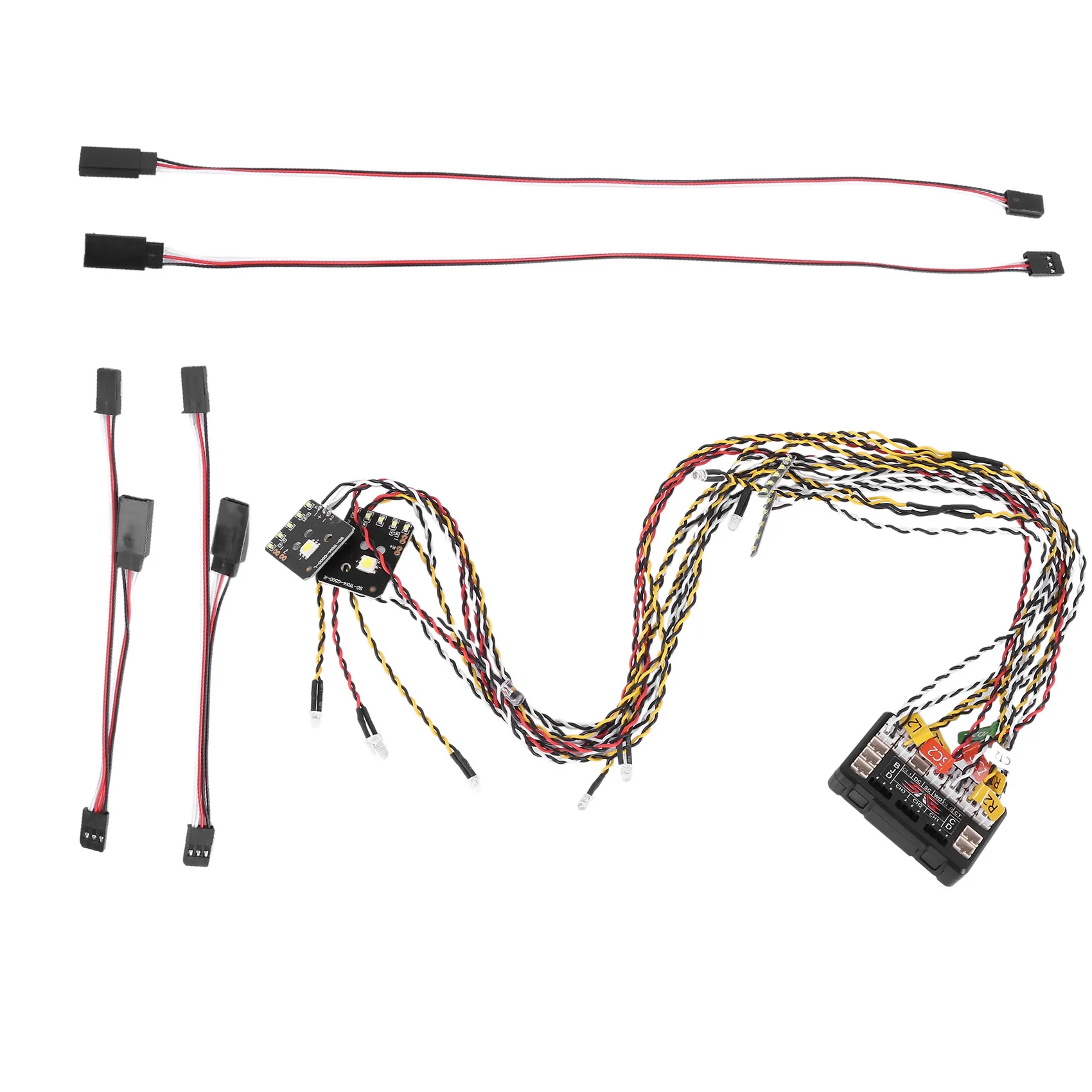 -A25M RC سيارة نموذج المصابيح الأمامية مناسبة ل 1/10 تسلق سيارة TRAXXAS TRX-4 G500 أضواء خاصة TRX4 مصباح ليد مجموعة المصابيح الأمامية R