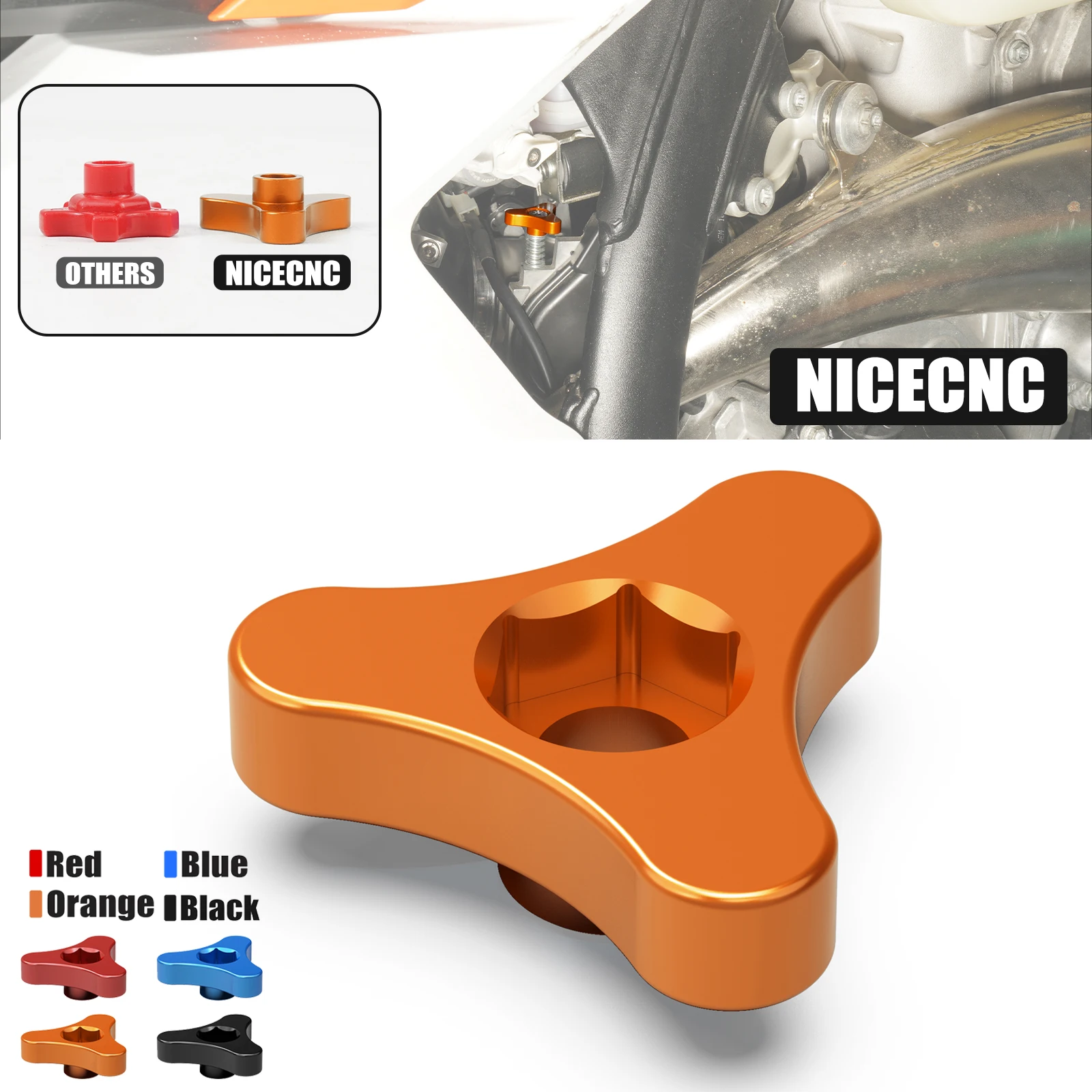 

NICECNC For KTM EXC 300 EXC 250 XCW 300 250 150 2024 Motorcycle TPS Idle Knob Adjuster SX 125 SX 250 SX XC 125 250 300 2023-2024