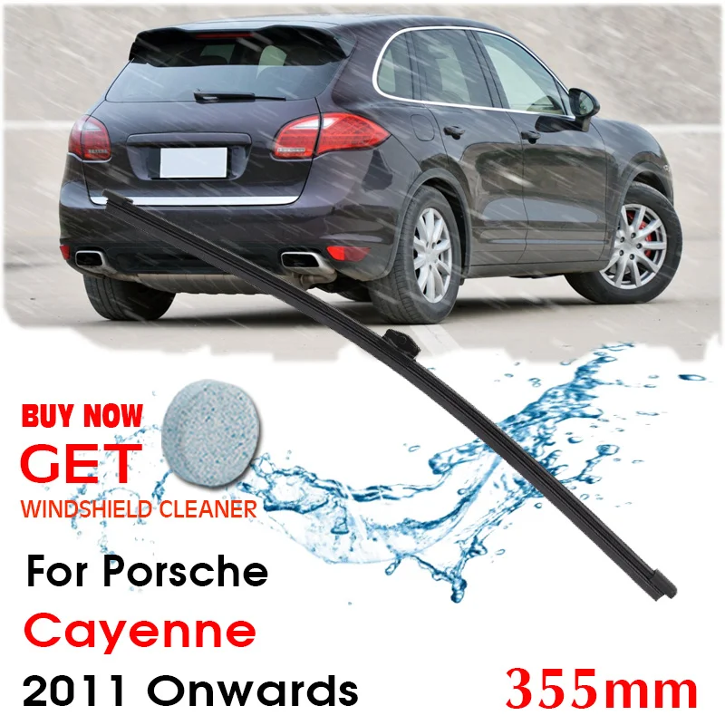 Car Wiper Blade Rear Back Window Windscreen Windshield Wipers For Porsche Cayenne Hatchback 355 mm 2011 Onwards Auto Accessories