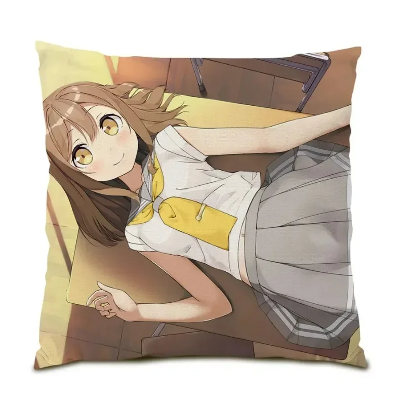 Kawaii Kissen bezug 45x45 Anime Poster Home Wohnzimmer Dekoration japanischen Kissen bezug