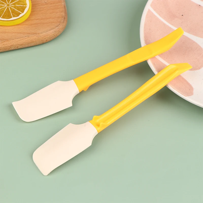 1Pc Silicone Mini Kitchen Spatula Baking Tools Silicone Cream Baking Spatula Mini Spatula Cream Baking Accessories