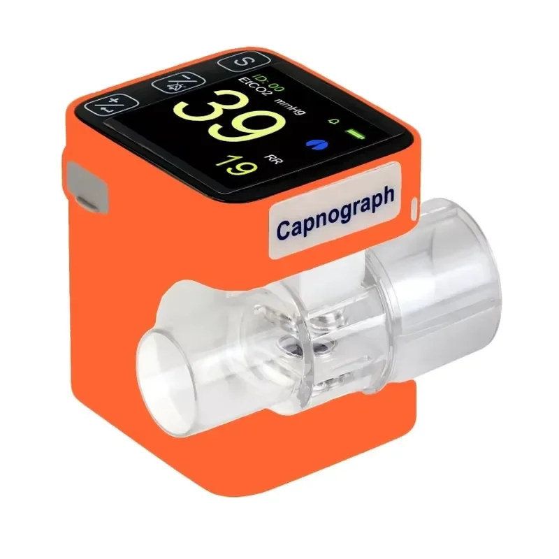 Portable Carbon Dioxide Monitoring Respiratory Waveform Electric Device Hongtu Class II for Hospitals Ambulances Emergency