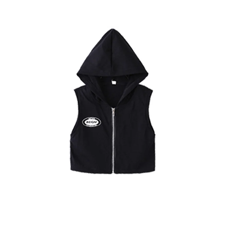 Girls Hip Hop Sets Crop Tank Hoodies Camouflage Cargo Pants Children Street Dance Kids Streetwear Jazz Hooded Clothes