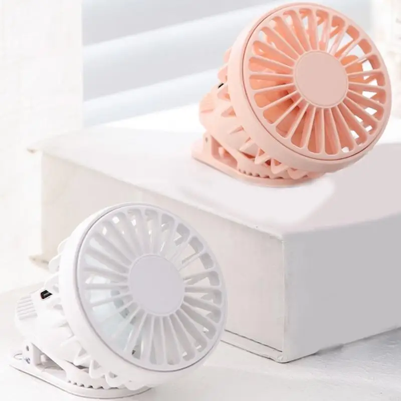 M6CB wiederaufladbarer Schreibtischlüfter tragbarer 3 Geschwindigkeiten Solar -Antriebslüfter für die Verwendung von Heimreisen