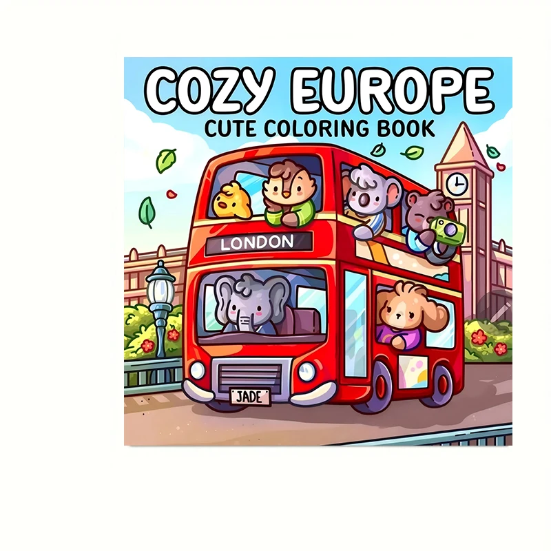 28-pagina's puppy kleurboek, schilderboek voor Valentijnsdag cadeau, verjaardagsfeestje cadeau, tekenbenodigdheden, Kerstmis