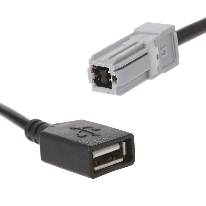 XA6H Car Aux o Media Wire To USB Adapter Conector For for EZ