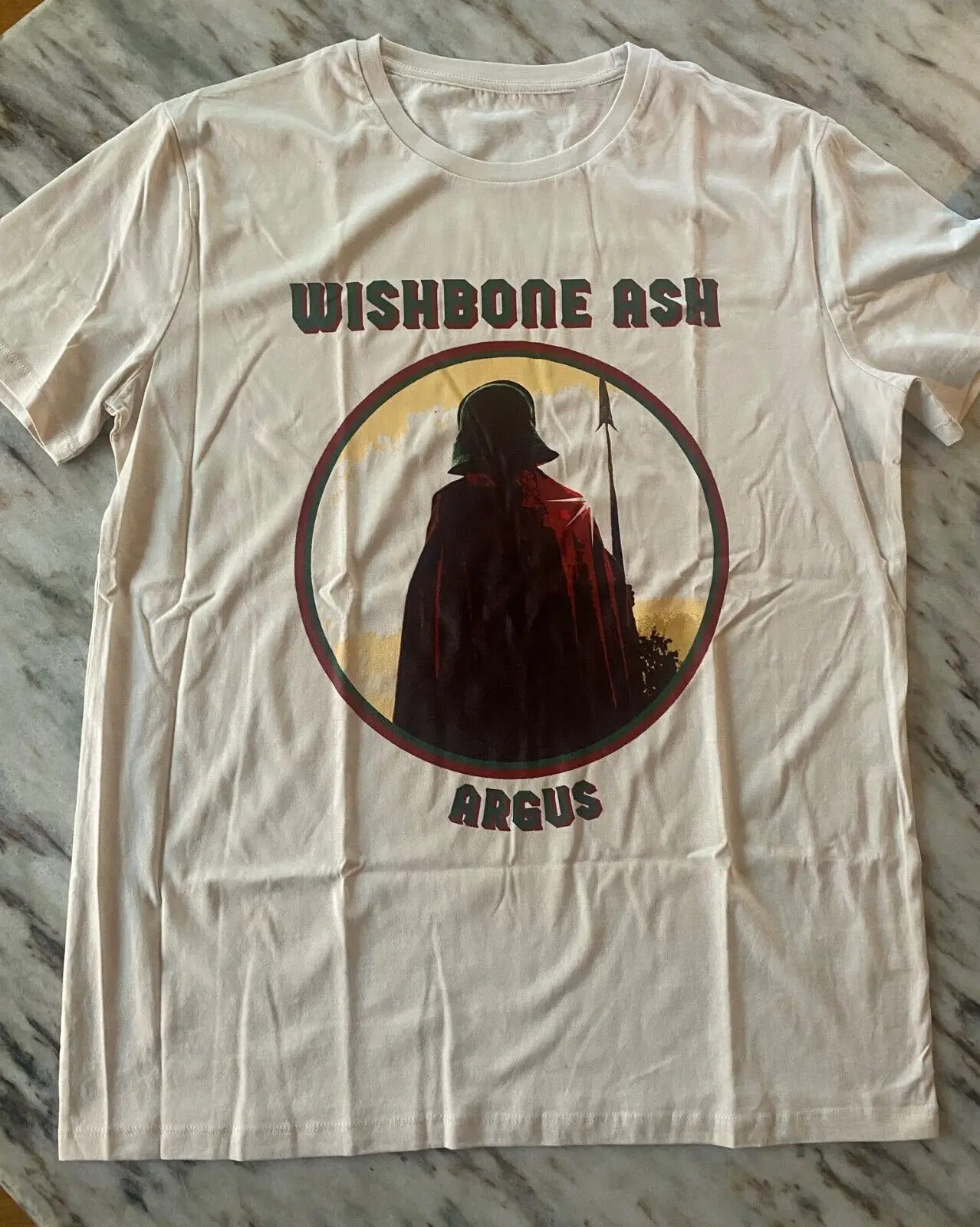 Vtg Wishbone Ash Band Music Tour Heavy Cotton White S 5XL T Shirt