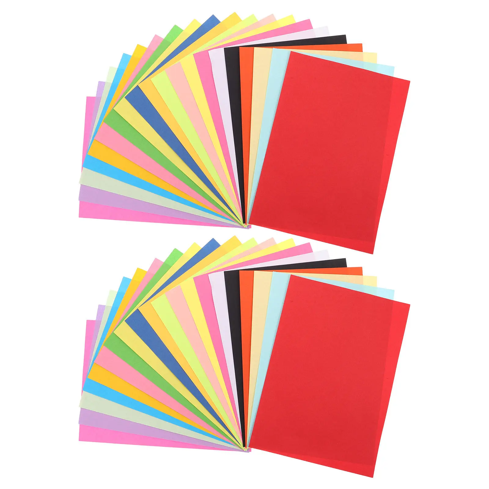 100Pcs A4 Origami Paper Bulk Colorful Craft Paper for DIY Projects Folding Cranes Stars Kids Adults Creative Art Handcraft