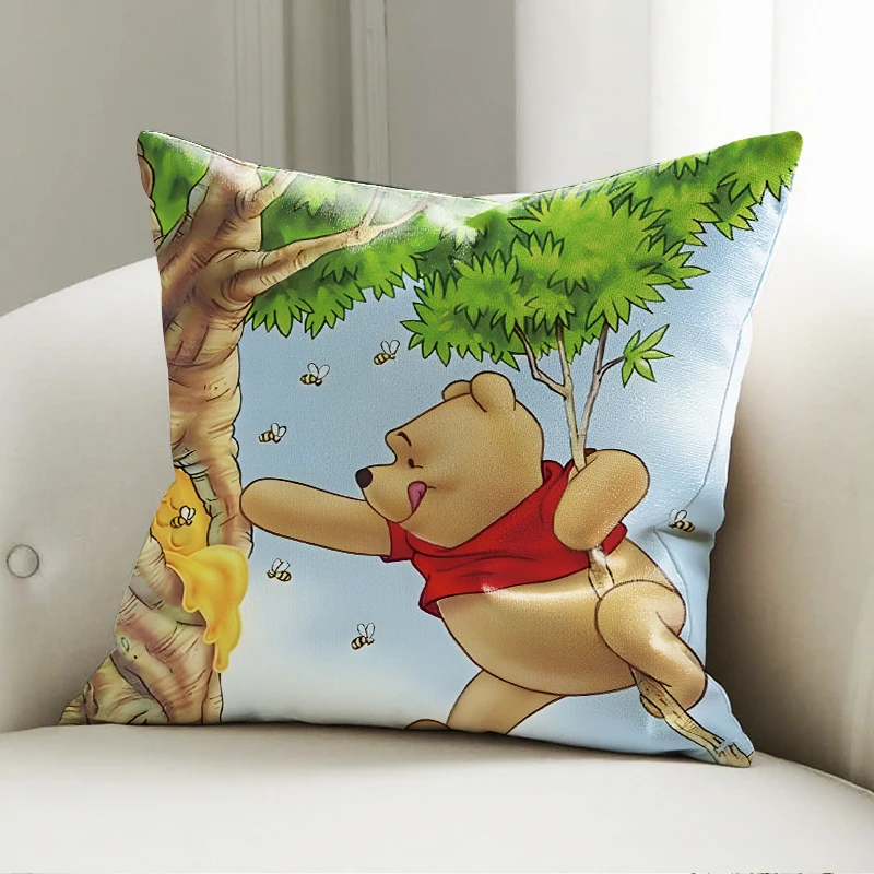 

Disney Winnie the Pooh Pillow Case Soft Cushion Cover for Sofa Bedroom Kids Room Disney Decor Throw Pillowcase