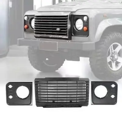 

High Quality Grill Guard Car Front Bumper Lip Rear Bumper Diffuser for Land Rover Old Classic Defender