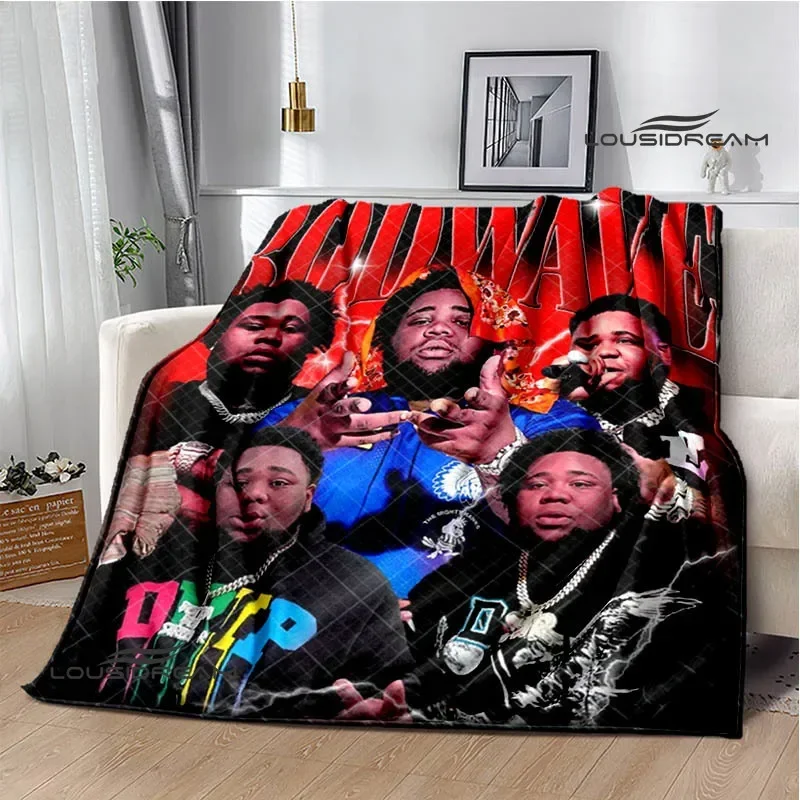 Rapper rod wave printed blanket Warm Flannel Blankets Soft and Comfortable blanket Home Travel Blanket bed linings Birthday Gift