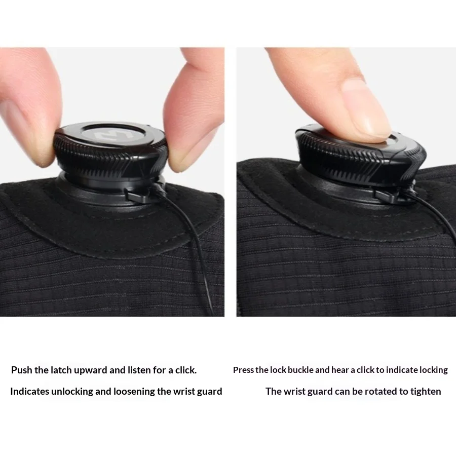 قفازات شتوية لركوب الدراجات تعمل باللمس مبطنة بالصوف الحراري مقاومة للماء ومقاومة للانزلاق مع حزام معصم لركوب الخيل الرياضي في الهواء الطلق