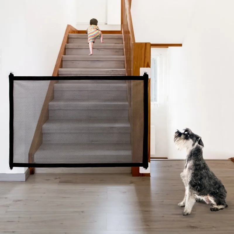 Wholesale Magic Pet Safety Gate Enclosure Portable Folding Pet Isolation Net Safety Guard for Pets Dog Cat