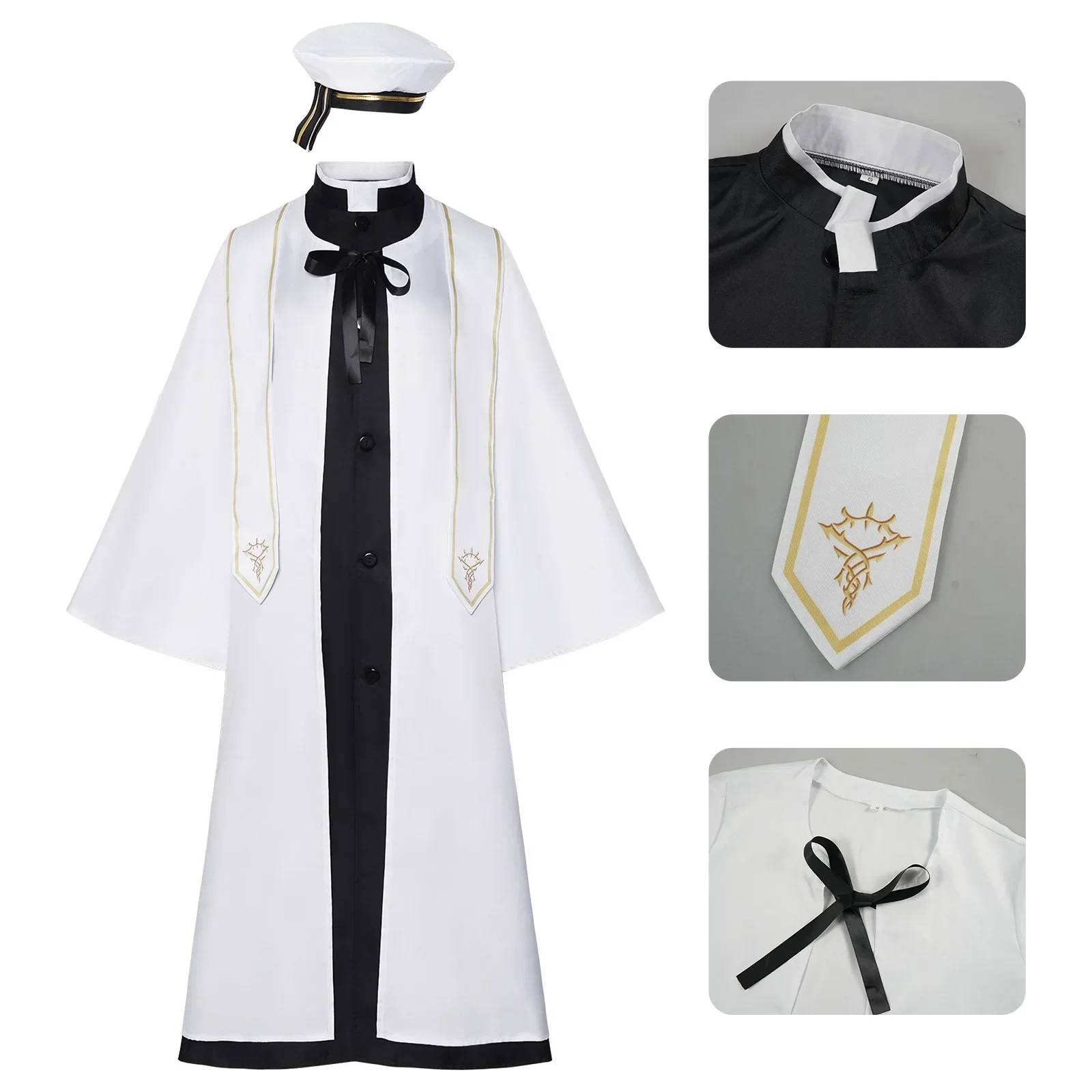 

2026 Hot Lord Of Mysteries Anime Fools Cosplay Costumes For The White Choir Cosplay Costume Halloween Christmas Carnival Suit