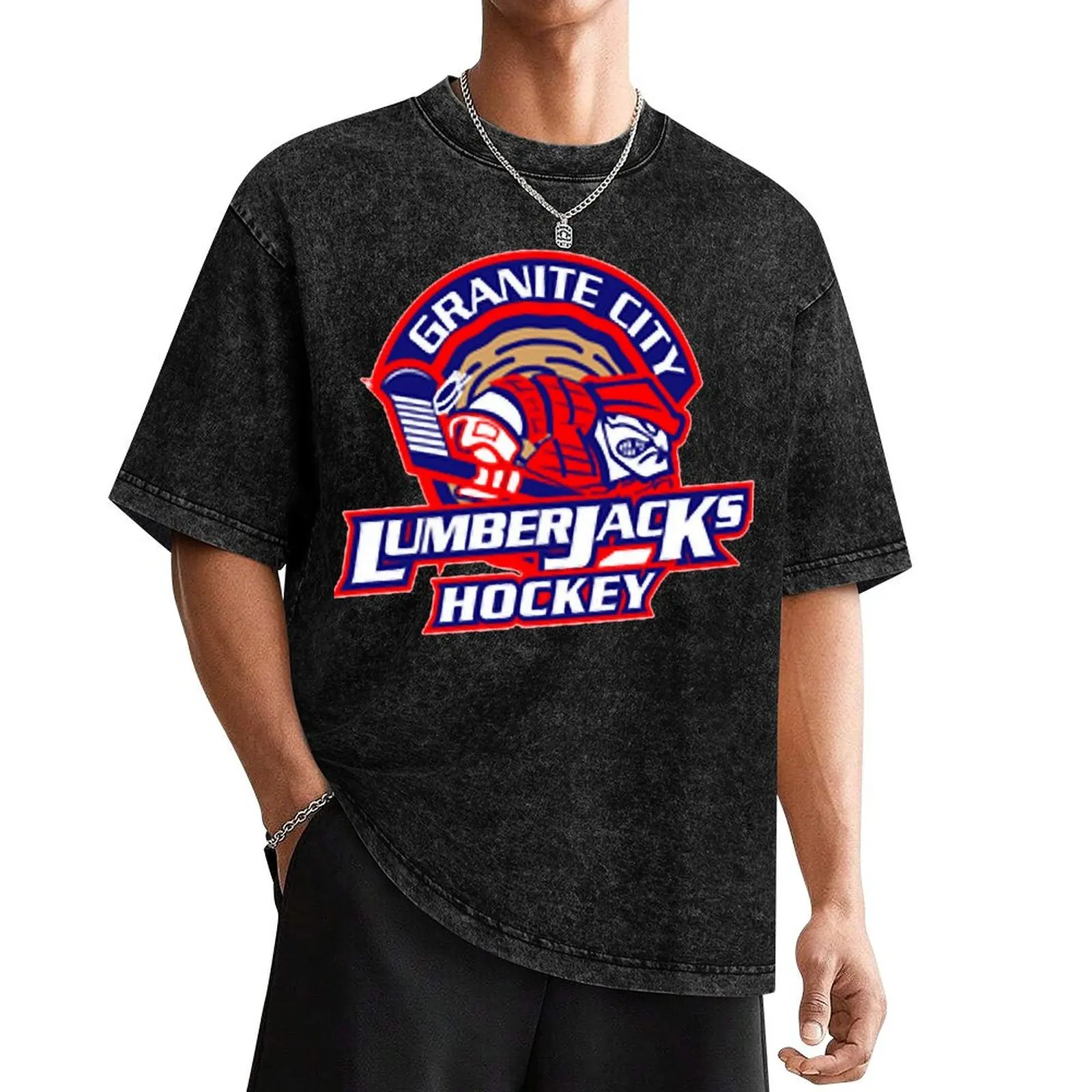 Granite City Lumberjacks Hockey Essential T-Shirt blanks plain shirts men graphic