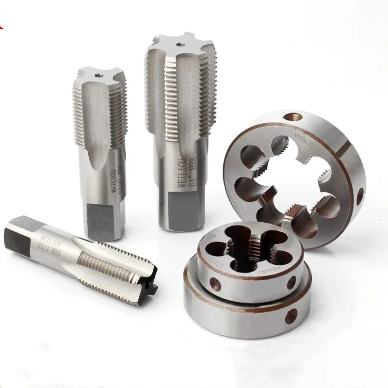 

1Set M36 x 1mm 1.5mm 2mm 2.5mm 3mm 3.5mm 4mm Metric HSS Right Hand Tap and Die Threading For Tool Machining