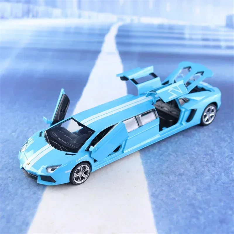 1:32 Lamborghini Extended Version sports car Simulation Diecast Car Metal Alloy Model Car Children\'s toys collection gifts F85