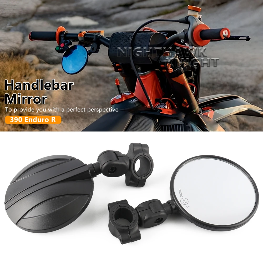 A pair For 390 Enduro R 690 SMCR KLX 230 250 300 Dirt Bike Side Rear View Mirror Motorcycle Universal 7/8“22MM Rearview Mirror