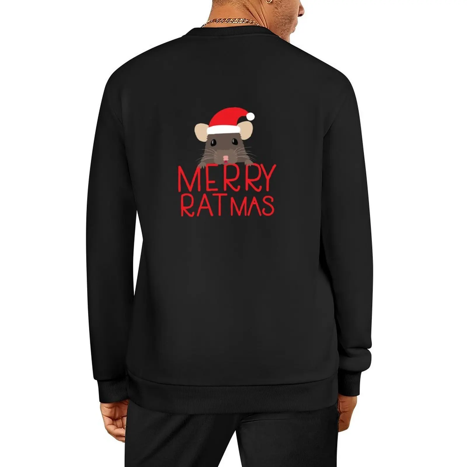 

Merry RATmas (Christmas with rats) Pullover men clothes men wear men's clothes mens clothes new sweatshirt
