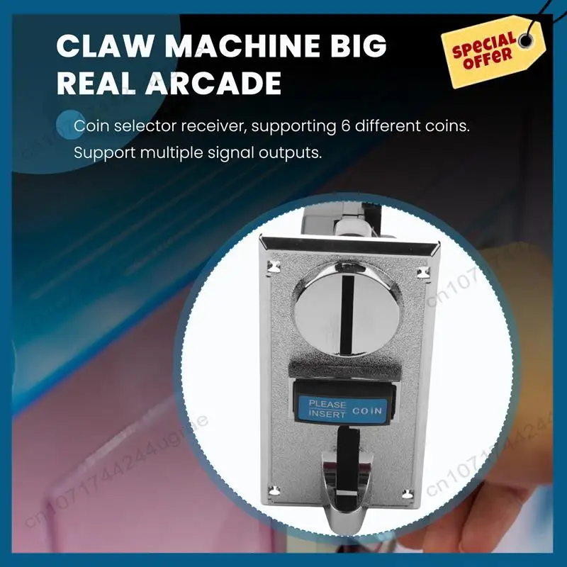

-A15I Multi Coin Acceptor Electronic Roll Down 4P Port Electronic Coin Selector Vending Machine Arcade Game Ticket Redemption