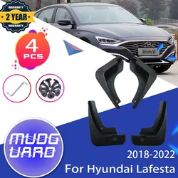 4x Car Mudguards For Hyundai Lafesta SQ 2018~2023 Accessories MudFlap Splash Guard Mud Flaps Car Accessories 2019 2020 2021 2022