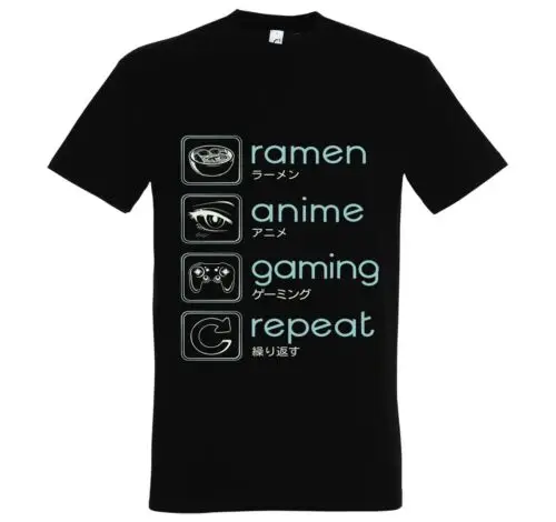 Youth Designz Ramen Anime Gaming Herren T-Shirt Nerd Zocken Lustig Fun Spruch