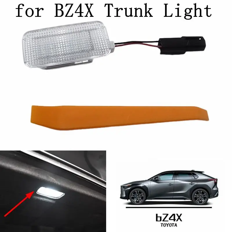 For Toyota bZ4X 2023-2025 1Pcs Car Led Rear Trunk Lamp Luggage Compartment Light Interior Cargo Lift Gate Lamp White