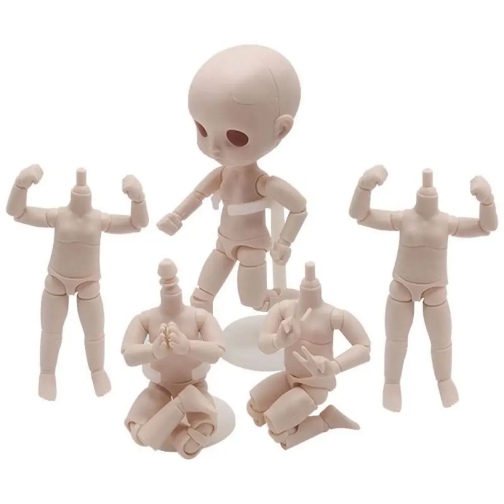 Girls Gift Multi Joint Ob11 Dress Up No Makeup Ymy Body Hand Set White Skin Model Body Gsc Head